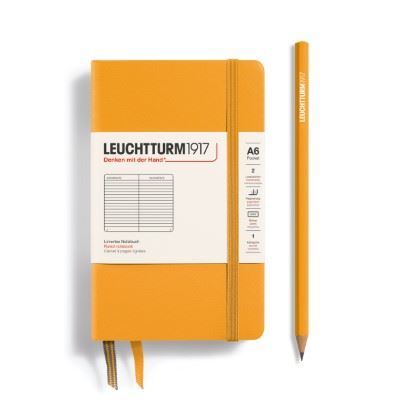 Leuchtturm Leuchtturm Notitieboek A6 Hardcover Rising Sun Gelinieerd