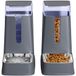 Hipidog Automatische kattenvoerdispenser en kattenwaterdispenser in set, 2 verpakkingen, automatische hondenvoerdispenser en hondenwaterdispenser, 3,5 l voor kleine, middelgrote en grote honden, huisdieren