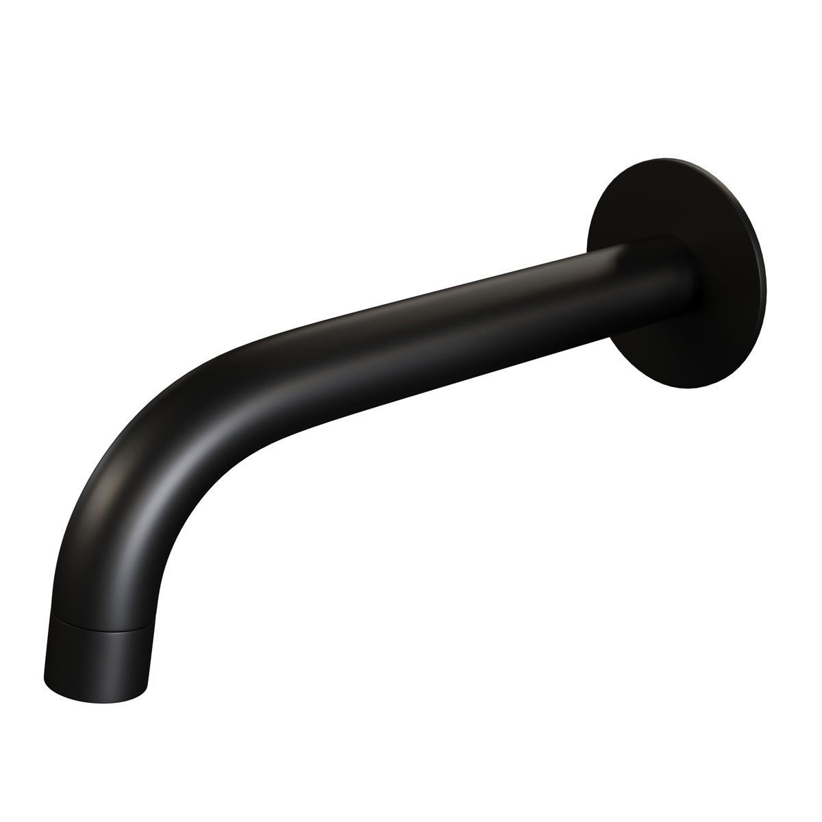 Brauer Wastafelkraan Uitloop Black Edition Mat Zwart - Messing - Zwart Mat