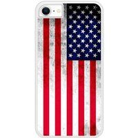 Apple iPhone SE Drapeau usa Verstevigd hoesje met sublimatie bedrukking