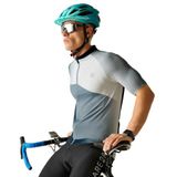 Dare2B Heren Fietsshirt met korte mouwen en bliksemprint