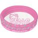 HELLO KITTY piscine gonflable 3 anneaux, rose transparent, 122 x 23 cm.