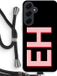 Case Company Samsung Galaxy A55 Hoesje met Koord - Monogram - Back Cover