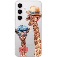 Samsung Galaxy S25 Siliconen hoesje - funny girafe
