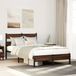 Maison Exclusive - Sommier sans matelas Chêne brun 120x190 cm Matériau dérivé du bois