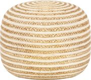 vidaXL Poef handgemaakt 45x30 cm jute