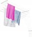 Étendage à linge - Étagère à linge pour montage au plafond - 5 barres, 140 cm - Convient aux salles de bain - Gain de place - Stable
