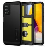 Spigen Samsung Galaxy A72 Hoesje Tough Armor Zwart - Zwart