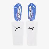 Puma Ultra Light Sleeve scheenbeschermers wit blauw - Maat L