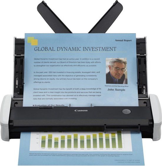 Canon imageFORMULA R10 - Mobiele Scanner - Wit - A4 - 600 x 600 DPI