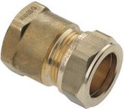 Bonfix knelkoppeling - Schroefbus - 1/2 x 22mm - Messing