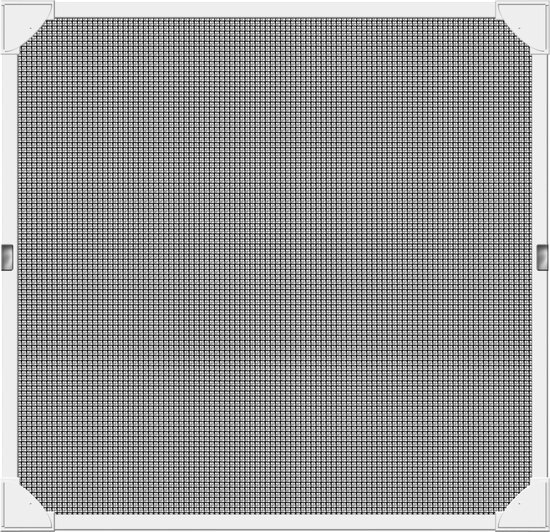 Schellenberg 50746 magneetvenster horrengaas  100 x 120 cm, montage buitenzijde, wit