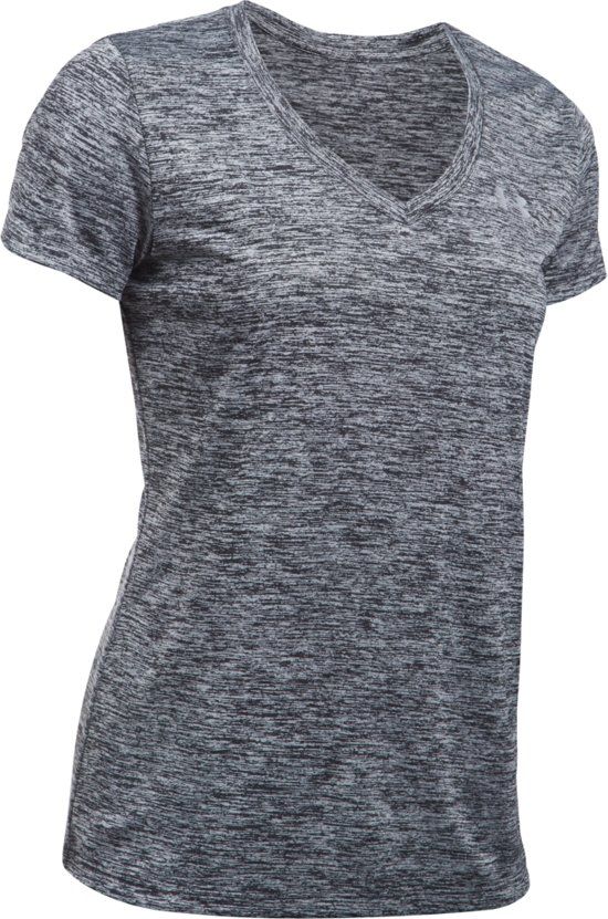 Under Armour Tech SSV Twist Sportshirt - Dames - Zwart - 0888284835408