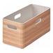 KiiNi KING JIM KiiNi Box S - Japanische Aufbewahrungsbox in Holzoptik (hellbraun)