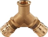 Promat/Tecwerk Verdeler | schroefdraad G 3/8 inch/15,39 mm | IG, 2 koppeling DN 7,2 - 4000351946