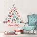 Ambiance Sticker Kerst Merry Christmas Stickers Autocollants décoratifs de Noël pour chambre et salon Arbre suspendu Joyeux Noël - H25 x L20 cm
