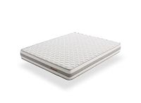 ECCOX - Ergo Premium visco-elastische matras, hoogte 26 cm, HR-kern met hoge dichtheid, continue vulling van viscoGel + superzacht, onafhankelijkheid, gemiddelde tot hoge hardheid (135 x 180 cm)