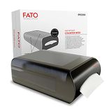 FATO - Inklapbare dispenser Counter Mod voor servetten 16 x 24, nap-by-napsysteem, bruikbaar op tafel of bank, ABS, kleur zwart