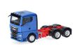 Herpa vrachtwagen model MAN TGX GN trekker 3-assig, blauw, schaal 1:87, voor diorama, modelbouw, verzamelobject, Made in Germany, kunststof