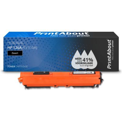 PrintAbout HP 126A (CE310A) Zwarte Toner - Compatibel