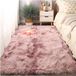 Merkloos Zacht Vloerkleed - Pluizig Tapijt - Woonkamer Decoratie - Antislip Onderkant - 60 x 100 cm - Roze Paars