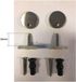 Riko Kit de fixation pour siège Ro-Amor Long - Inox