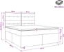 vidaXL Boxspringbed met matras, zwart, 160 x 200 cm, gestoffeerd
