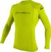 O'Neill Basic Skins L/S Crew Surfshirt - Maat M - Mannen - geel/zwart