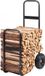 Bolt Edge Chariot à bois - Chariot à bois - Chariot à bois sur roues - Acier noir - 110 cm