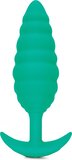 B-Vibe - Texture Plug Twist - Groen