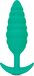 B-Vibe - Texture Plug Twist - Groen