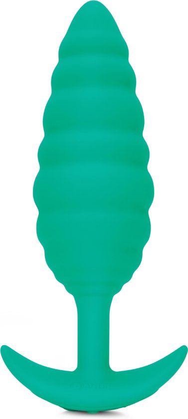B-Vibe - Texture Plug Twist - Groen
