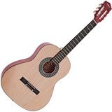 Gear4music 3/4 klassieke gitaar, naturel