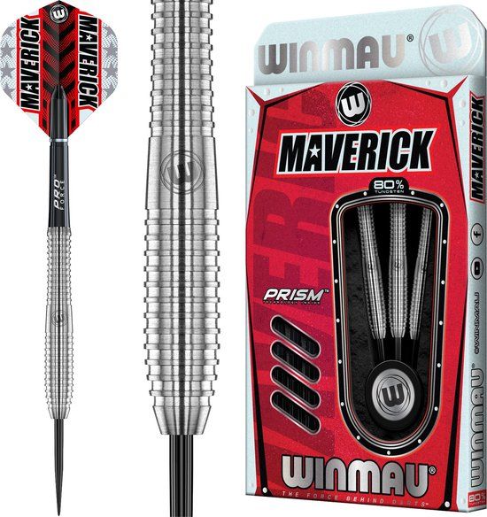 WINMAU Maverick Steeltip Dartpijlen - 25g - Professioneel