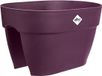 Elho Vibia Campana Flower Bridge 40 - Plantenbak voor Balkon Railing - 100% Gerecycled Plastic - Ø 39.0 x H 22.0 cm - Esdoorn paars