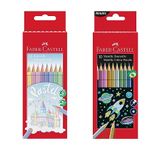 FABER-CASTELL Set kleurpotloden Metallic & Pastel, 20-delig