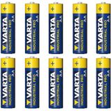 Varta 10x R-06 LR6 AA 1,5V alkaline batterij, Varta Industrial, 4006