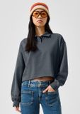 QS s.Oliver QS Sweatshirt - donkergrijs - M