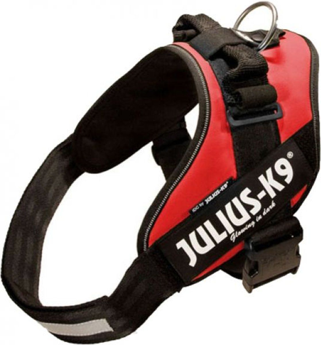 JULIUS K9 IDC PowertuigHarnas - Maat 1 - 81 cm - Rood