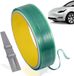 Bol 5m Ruban adhésif avec raclette pour covering de voiture film vinyle - Ruban de coupe sans rayures sans coupe
