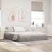 Prolenta Maison Exclusive - Ottoman bedframe met opbergruimte, taupe kleur, 160 x 200 cm, gestoffeerd