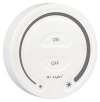 MiBoxer FUT087 LED Fernbedienung Weiß – für einfarbige LED Streifen, 2,4 GHz Funk, 1 Zone