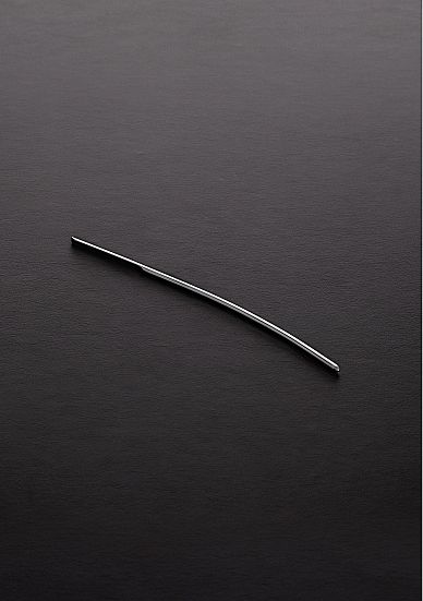 Triune Single End dilator (4mm) - Brushed Steel - Zilver - Staal