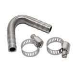 MXT benzineslang bocht 55° Ø 7 mm compatibel met Vespa PX 80 2-takt