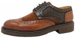 Exton Chaussures homme chaussures habillées élégantes à lacets marron