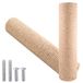 Poteau griffoir pièce de rechange - Poteau griffoir sisal naturel avec vis M8 (30 cm x 2)