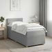 Maison Exclusive - Lit Boxspring avec matelas gris clair 90 x 190 cm tissu