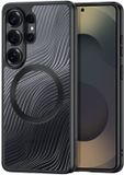 Dux Ducis Aimo Hoesje Geschikt voor Samsung Galaxy S26 Ultra - Compatibel met MagSafe / Qi2 - Back Cover met Magneet - Matte Zwart