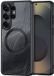 Dux Ducis Aimo Hoesje Geschikt voor Samsung Galaxy S26 Ultra - Compatibel met MagSafe / Qi2 - Back Cover met Magneet - Matte Zwart
