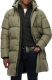 Superdry HOODED SPORTS PUFFER MID JKT Heren Jas - Maat S